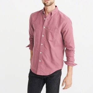 Abercrombie & Fitch Mauve Oxford Button Down